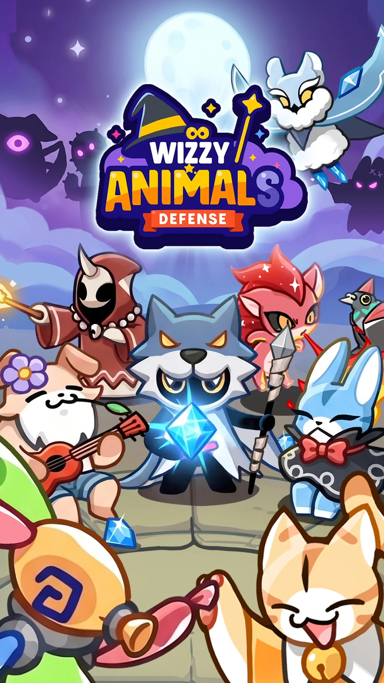 Wizzy Animals : Defense screenshot