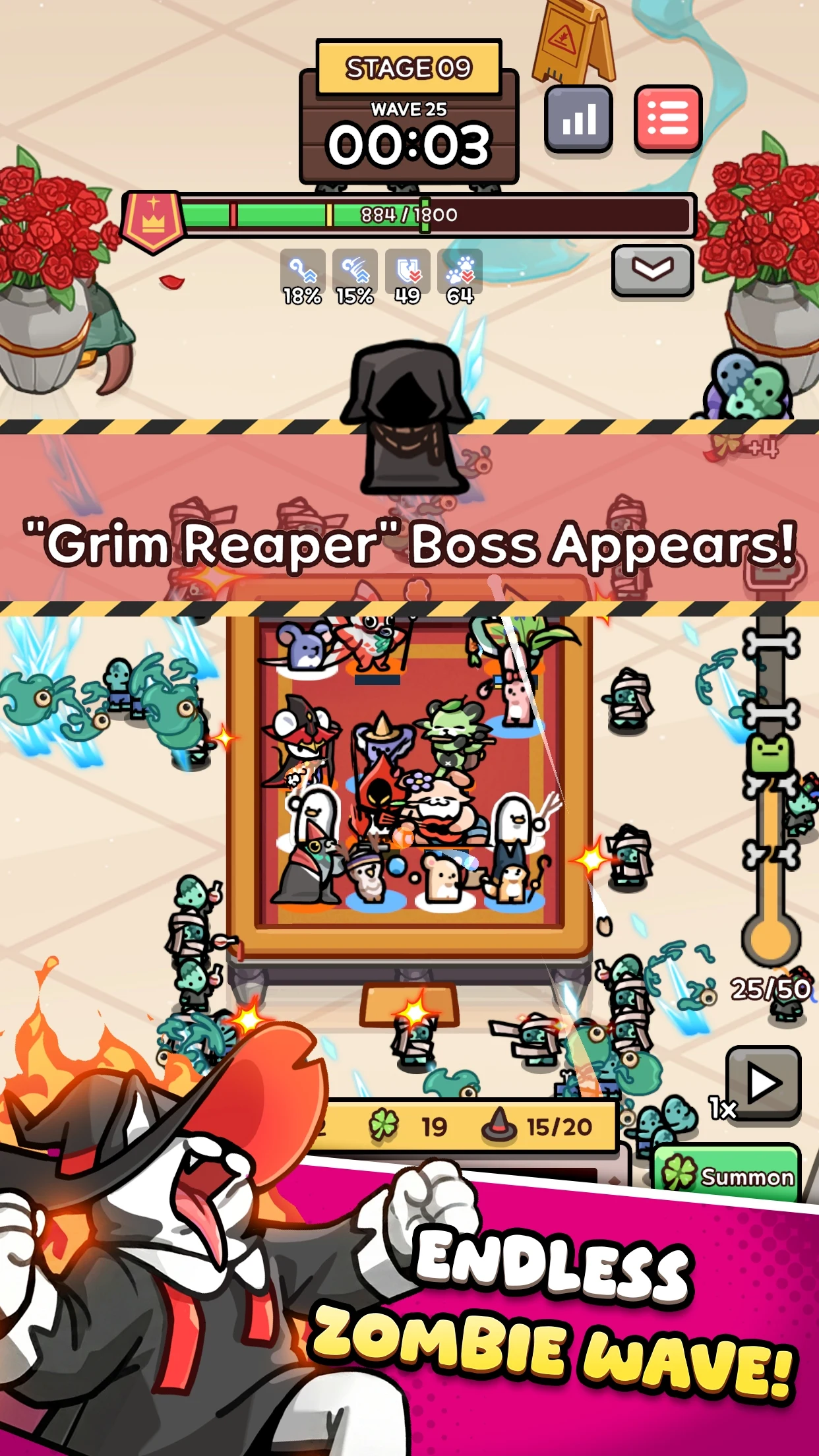 Wizzy Animals : Defense screenshot