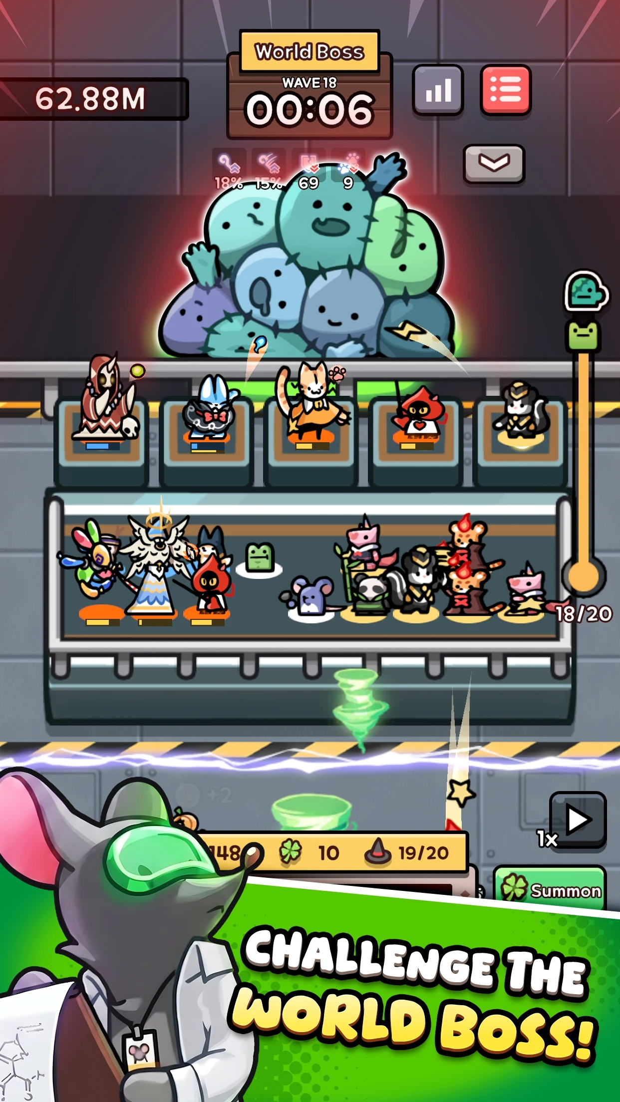 Wizzy Animals : Defense screenshot